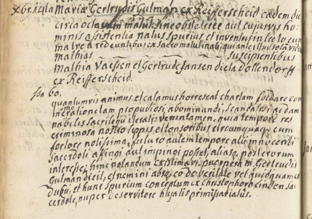 „Damit es keinem Unschuldigen angehängt wird“ – Ein Priesterkind in Reifferscheid, 1755